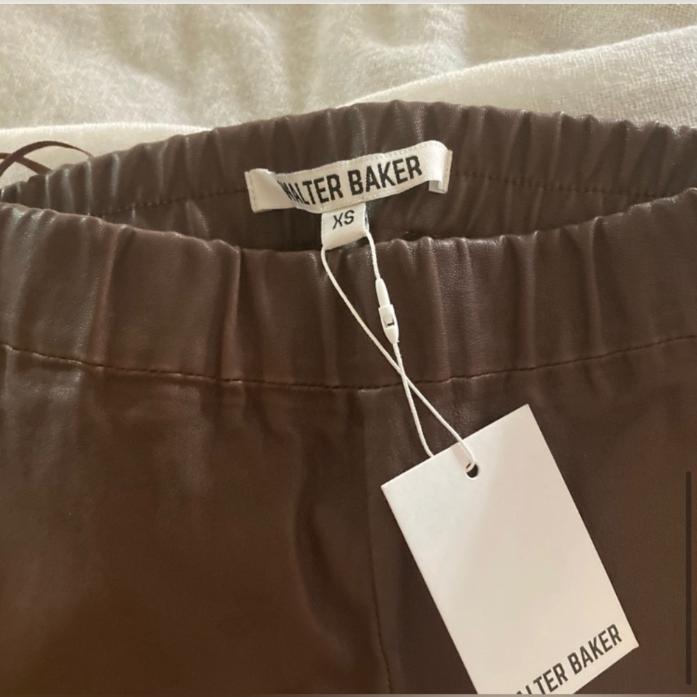 NWT Walter Baker Roxanna Leather Legging, Size XS ** FIRM Price **